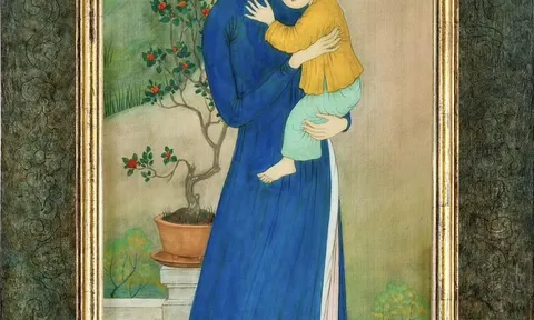 MAI TRUNG THỨ (1906 – 1980) – “MÈRE ET ENFANT – CONSOLATION” (MẸ VÀ CON – AN ỦI), 1961