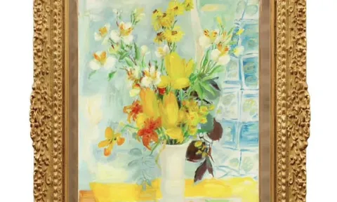 LÊ PHỔ – “COMPOSITION DE FLEURS” VÀ SẮC MÀU TƯƠI SÁNG