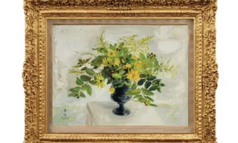 LÊ PHỔ – “NATURE MORTE AUX FLEURS” VÀ SẮC VÀNG TỪ NHIÊN