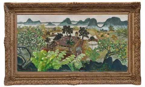 NGUYỄN TIẾN CHUNG VỚI TÁC PHẨM “PHONG CẢNH CHÙA THẦY” (1969)