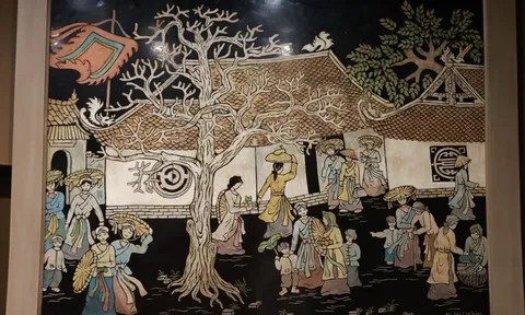 HỌA SĨ NGUYỄN NHƯ HOÀNH – NGƯỜI THẦY SƠN KHẮC VÀ KÝ ỨC LỄ HỘI TRONG TRANH