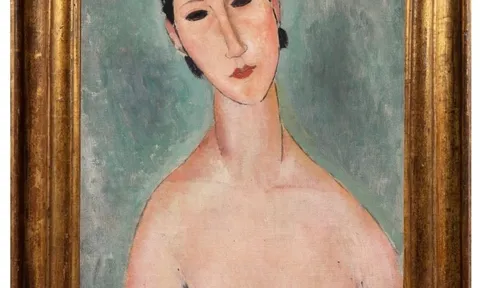 AMEDEO MODIGLIANI – “ELVIRE EN BUSTE” (1918–1919)