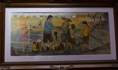 LƯƠNG XUÂN NHỊ – HÌNH ẢNH NGƯỜI DÂN ĐẮP ĐẬP BẮC HƯNG HẢI