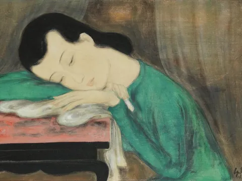 LÊ PHỔ – NGƯỜI THIẾU NỮ TỰA TAY