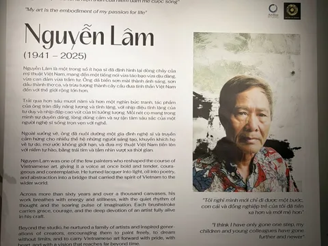Nguyễn Lâm một nhân tố nổi bật của Mỹ thuật phía Nam