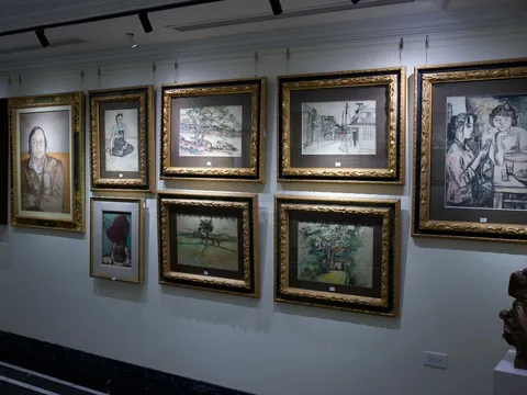 Cận cảnh dần các tác phẩm tiêu biểu trong triển lãm “Âm vang một thế kỷ Nghệ thuật Việt Nam”