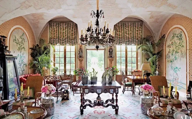 Biệt thự của nhà thiết kế thời trang Valentino Garavani