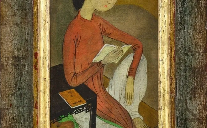 MAI TRUNG THỨ – “LADY READING” (1955): DÁNG THIẾU NỮ VÀ VẺ ĐẸP TRẦM TƯ