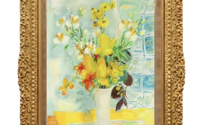 LÊ PHỔ – “COMPOSITION DE FLEURS” VÀ SẮC MÀU TƯƠI SÁNG