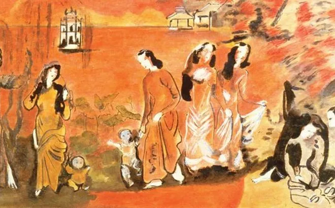 Diện mạo thực tranh sơn mài Nguyễn Gia Trí