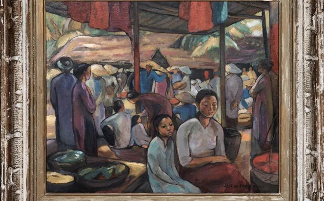 ALIX AYMÉ: KHUNG CẢNH CHỢ HÀ NỘI